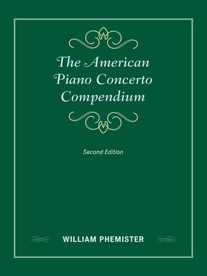 cover image of The American Piano Concerto Compendium